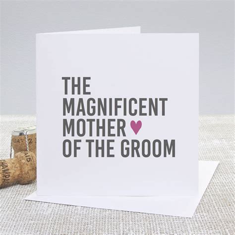 Mother Of The Groom Bold Wedding Thank You Card By Slice Of Pie Designs Notonthehighstreet Com