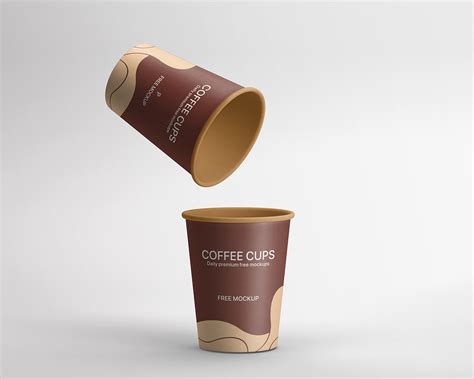 Free Two Coffee Cups Mockup On Behance