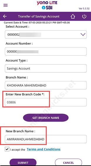 How To Transfer Sbi Account To Another Branch Online Bankingtricks