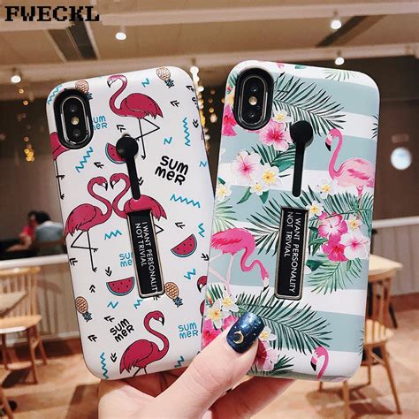 Retro Floral Flamingo Victoria Secret Phone Case For Iphone Xs Max