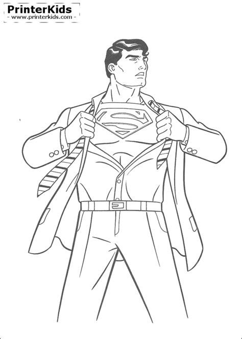Also check out our other cartoon coloring pages with a variety of drawings to print and paint. Superman Coloring Page(#1041) | Superman coloring pages ...