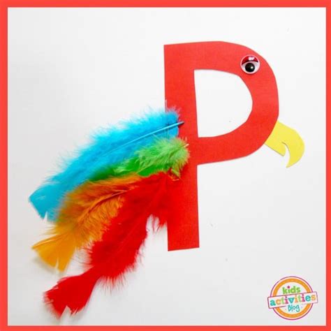 P Is For Parrot Letter P Craft