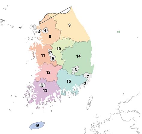 Administrative map of north korea. Jungle Maps: Map Of Korea Provinces