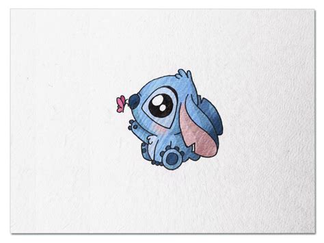 Como Dibujar Stitch Kawaii De Lilo Y Stich Paso A Paso Kawaii Facil