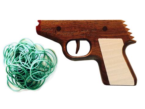 Numerous varieties of rubber band guns have been around for generations, and continue to be fun to mess with. Beautiful Wooden Semi-Automatic Rubber Band Guns Crafted ...