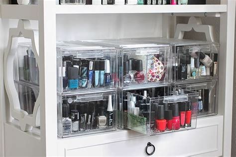 Ganz aktuell warnen experten vor shellac. Clear Nail Polish Storage Drawers - Beauty | Nagellack ...