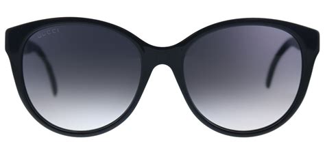 Gucci Gg 0631s 001 Round Acetate Black Sunglasses With Grey Gradient L