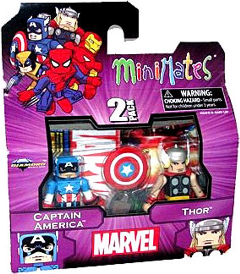 Marvel Minimates Best Of Series 1 Captain America Thor Minifigure 2