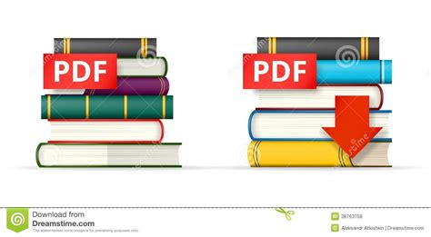 Si quieres deicarte a escribir y vender tus libros, aquí tienes algunas ideas. PDF books stacks icons stock vector. Illustration of free ...