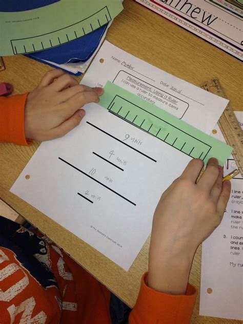 17 Best Images About Teaching Kids How To Use A Ruler On