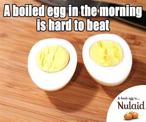 A Boiled Egg In The Morning Is Hard To Beat Nulaid Fridayfunny