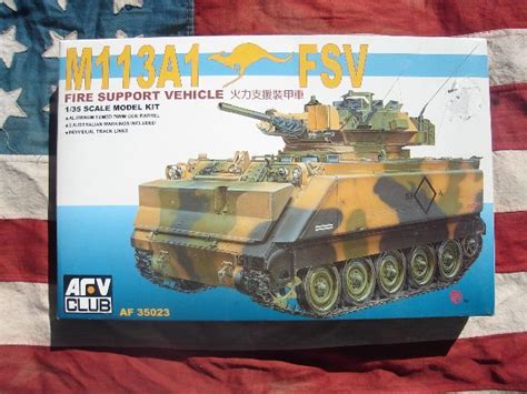 Afv Club Af35023 M113 A1 Fsv Fire Support Vehicle Model Army Vehicle