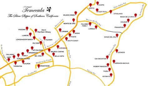 Temecula Winery Map