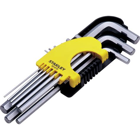 9 Pc Long Hex Key Set Stanley Tools