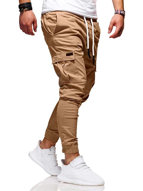men s military style men casual pants military combat camouflage elastic trousers joggers army