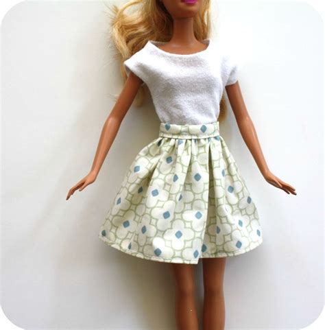 Froufy Barbie Skirt Tutorial Узоры для одежды Одежда для кукол