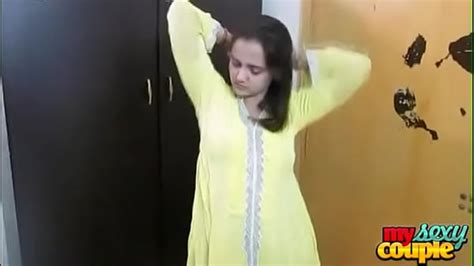 Indian Bhabhi Sonia In Yellow Shalwar Suit Getting Naked In Bedroom For Sex Xxx Mobile Porno