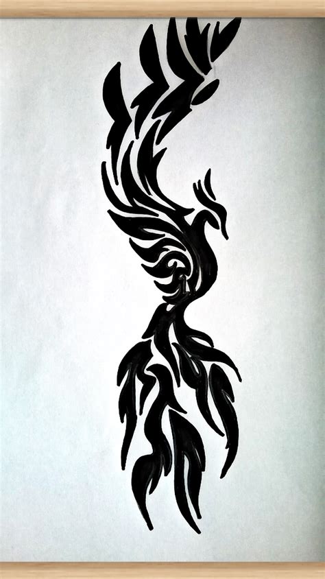 Pin By Dat Annilein On Zeichnungen Tribal Phoenix Tattoo Phoenix Tattoo Design Phoenix Tattoo