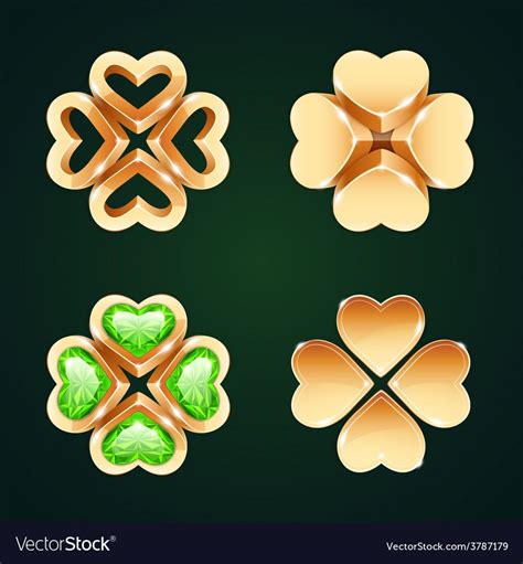 Four Leaves Clovers Four Leaf Clover Free Preview Paths Adobe