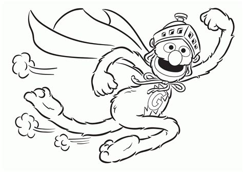 the muppet from sesame coloring pages