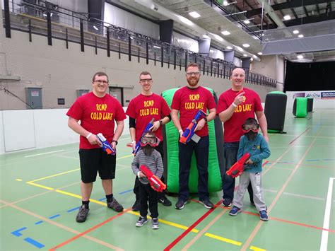 Cold Lake Rcmp All Smiles During Nerf War My Lakeland Now