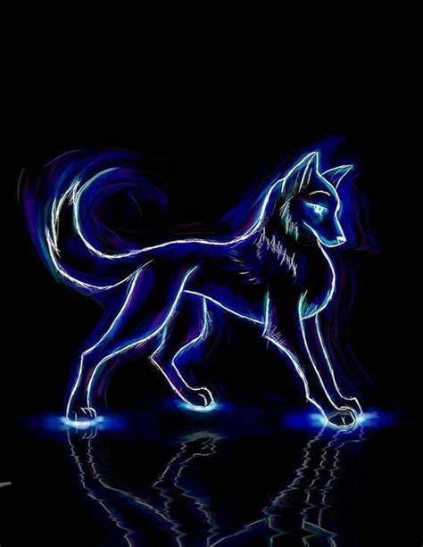 15 Wolf Hintergrundbilder Neon Bilder Tiere Hintergrund De
