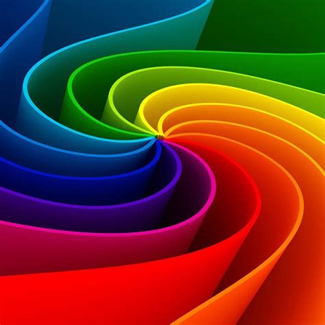 3d Abstract Rainbow Ipad Wallpaper Rainbow Abstract