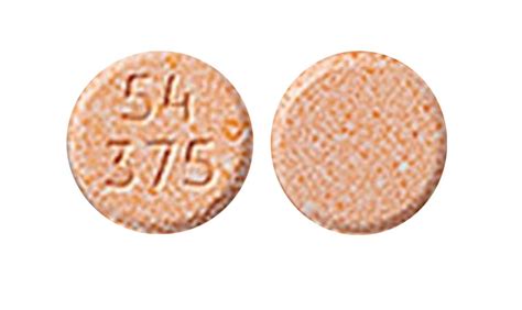 54 375 Orange Pill Uses Dosage Side Effects Warning Meds Safety