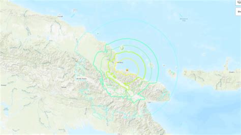 Magnitude 67 Earthquake Hits Papua New Guinea Usgs