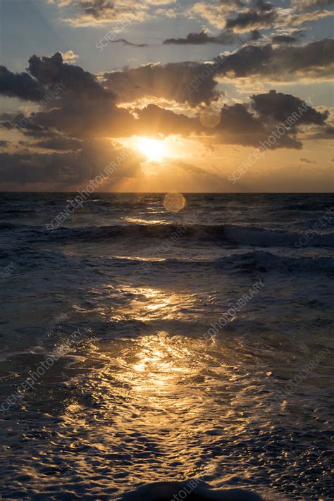 Sunrise Over The Atlantic Ocean Stock Image C0296850 Science
