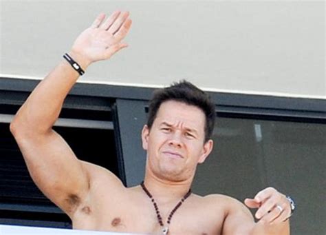A Shirtless Mark Wahlberg Shows Off His Buff Body While Relaxing On His