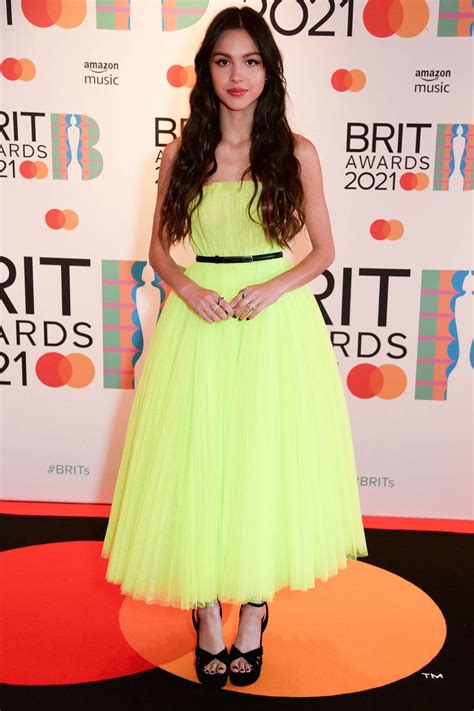Brit Awards 2021 Red Carpet Olivia Rodrigo Showccasion