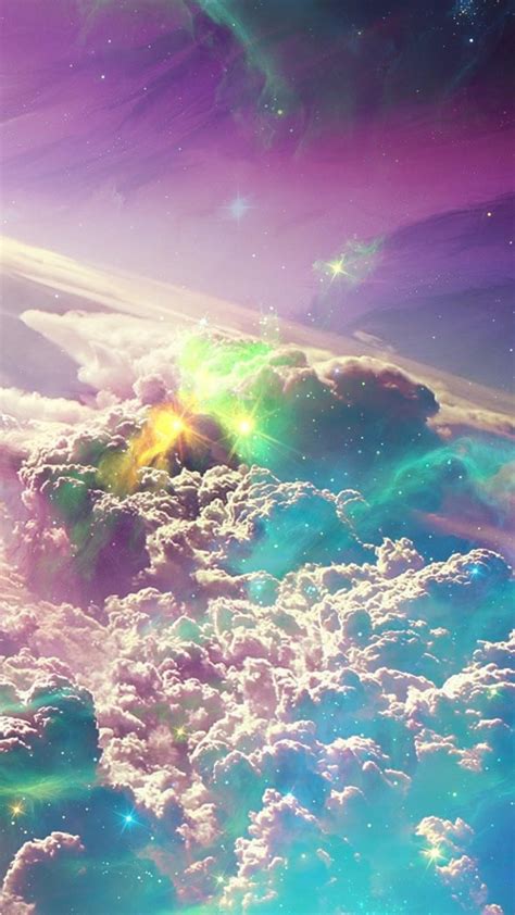 Clouds From The Space Fantasy Art Backiee