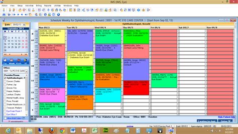 Scheduling Templates For Medical Office