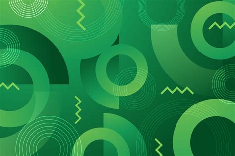 Green Abstract Geometric Wallpaper Vector Free Download