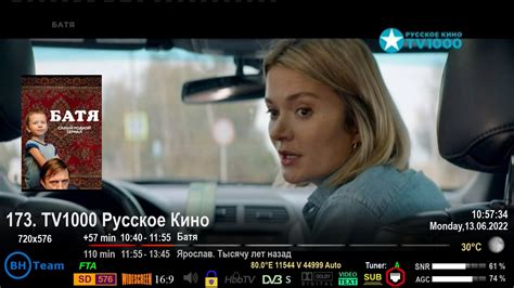 Tv 1000 Russkoe Kino Channel Fta On Express 80 At 800°e Ku Band