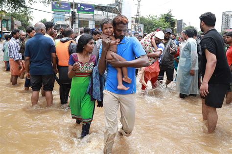 India Floods Ravage Kerala State Leave More Than 300 Dead And Many