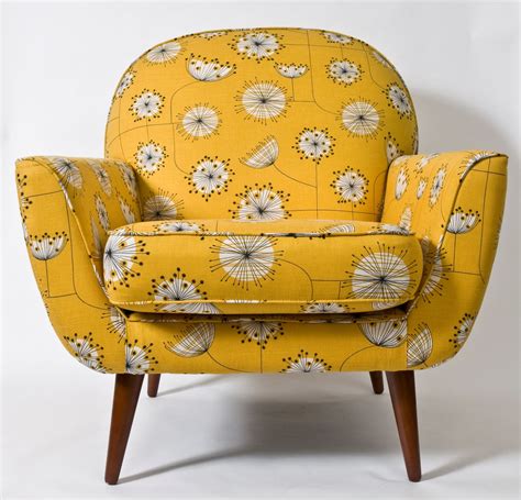 Flower Armchair Retro Chair Comfy Chairs Patterned Chair