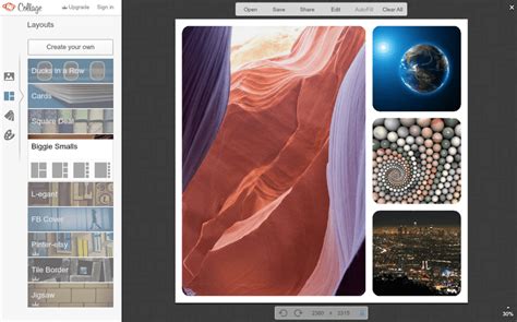 You can work online or download the mobile version on your phone. 16 Free Photo Collage Makers