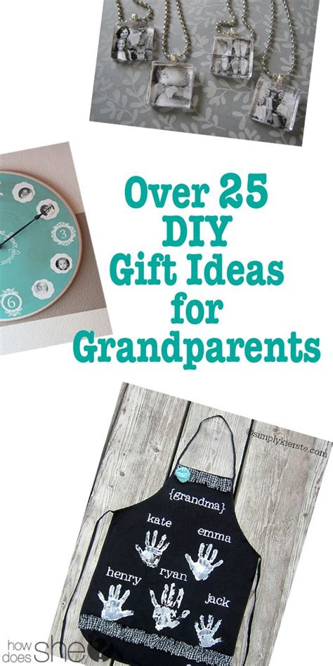 Use this roundup of 33 diy christmas gift ideas for grandparents as inspiration. Over 25 DIY Gift Ideas for Grandparents | Grandparent ...