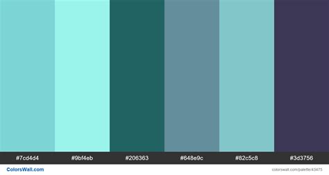 Electronic Techno Music Branding Palette Colorswall