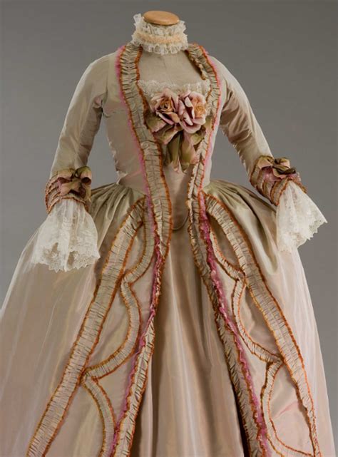 Gown Worn In Marie Antoinette 1780s Rococo Fashion 18th Century