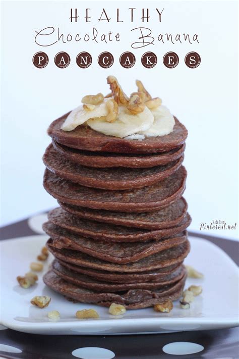 Maybe you would like to learn more about one of these? Healthy Chocolate Banana Pancakes | Mandy's Recipe Box