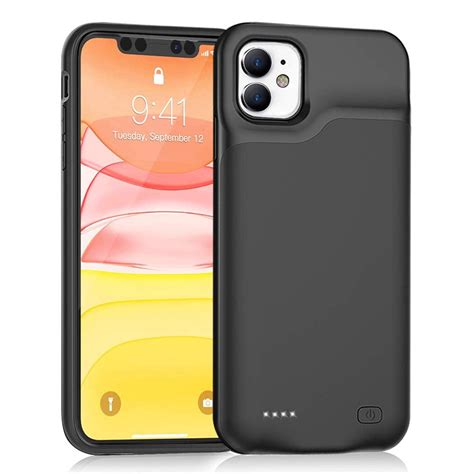 Iphone 11 Battery Case Exgreem 4500mah Ultra Thin Rechargeable