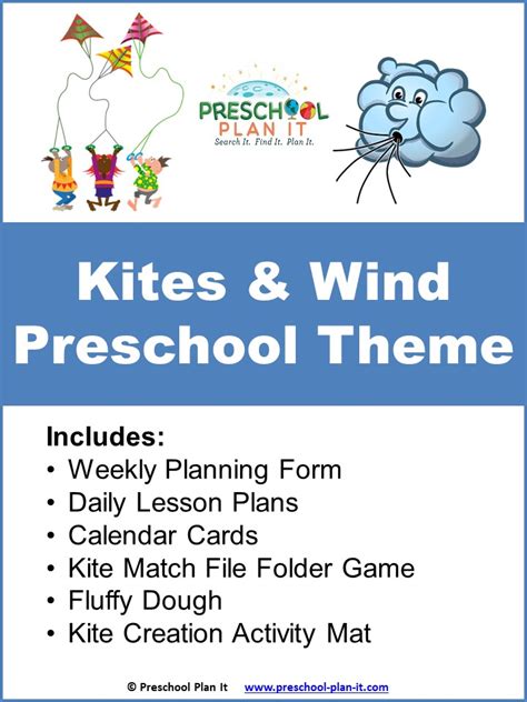 Kites And Wind Preschool Theme Resource