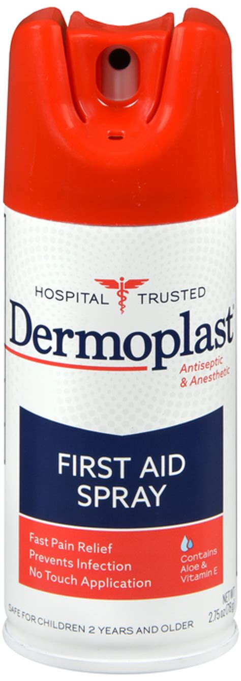 Dermoplast First Aid Spray 275 Ounce Antiseptic And Anesthetic
