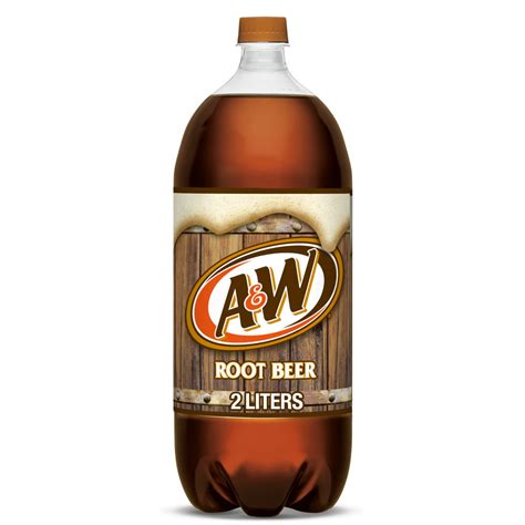 Aandw Root Beer Soda 2 L Bottle