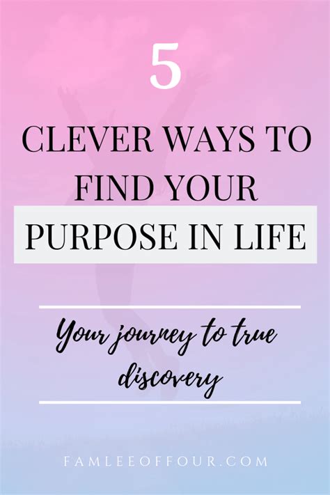 5 Ways To Help Purpose Driven People Find Their Purpose Life Do You