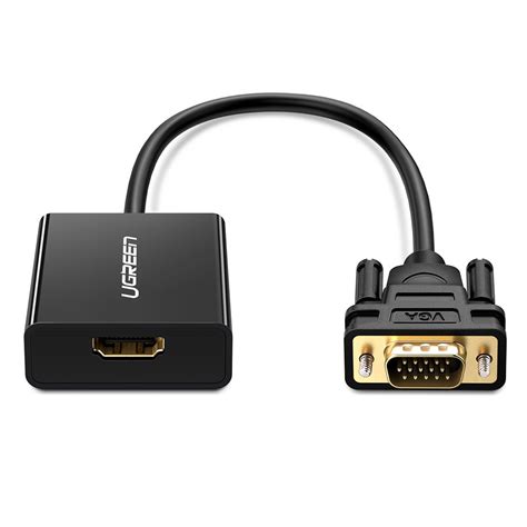 Ugreen Active Hdmi To Vga Adapter With 35mm Audio Jack Hdmi Female To