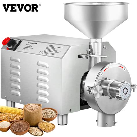 Vevor Electric Grain Grinder 50kg 2200w Commercial Grinding Machine For